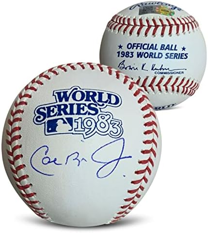 Cal Ripken Jr autografado 1983 World Series assinado Fanáticos de beisebol COA - Bolalls autografados