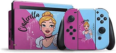 Skinit Decal Gaming Skin Compatível com Nintendo Switch Bundle - Oficialmente licenciado Disney Cinderella Design