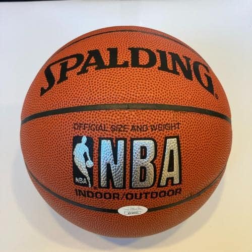 Linda Wilt Chamberlain assinou Spalding NBA Basketball JSA classificada Gem Mint 10 - Basquete autografado