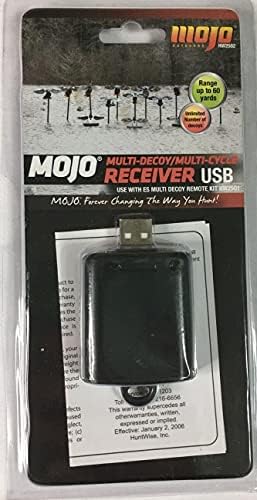 Receptor da série de elite do Mojo ao ar livre para controlar apenas chamarizes de caça de patos, receptor, USB Connect