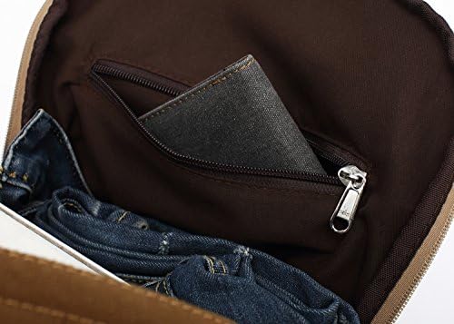 Kayond Casual Style Lightweight Canvas Laptop Saco/mochila de viagem durável/mochila para homens e mulheres/mochilas de moda encaixam no caderno de 15 polegadas de 15 polegadas
