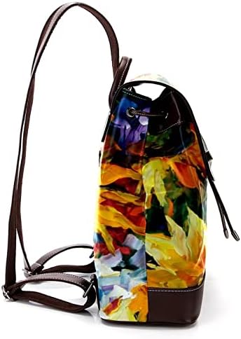 Mochila de viagem VBFOFBV para mulheres, caminhada de mochila ao ar livre esportes mochila casual Daypack, Arte da pintura a óleo