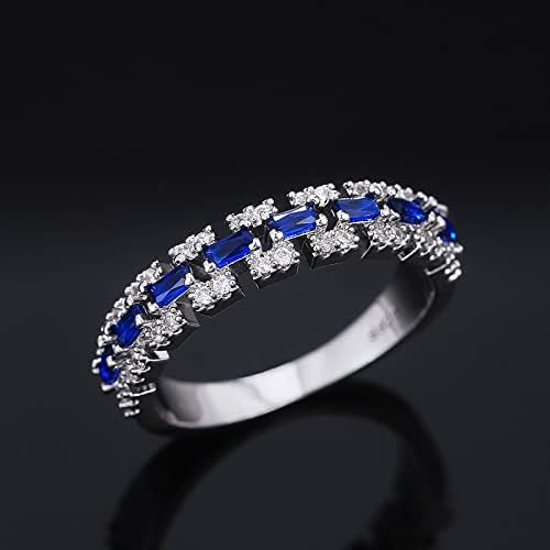 2023 Novo engajamento Round Cut Zircões Anel de jóias para mulheres anéis de casamento para mulheres anel de damas de diamante para senhora