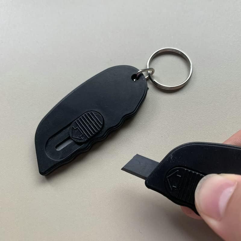 2pcs Mini Cutter Cutter Mini Cutter de Chave de Chaves portátil com Facas de Pocket Utilitário de Blade Retracável