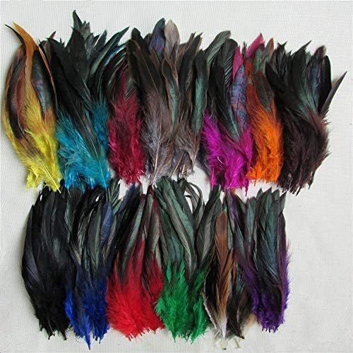 13 tipo de faisão DIY Dye Feather 50 Raiz Venda 12,5-20cm/ 5-8 ''