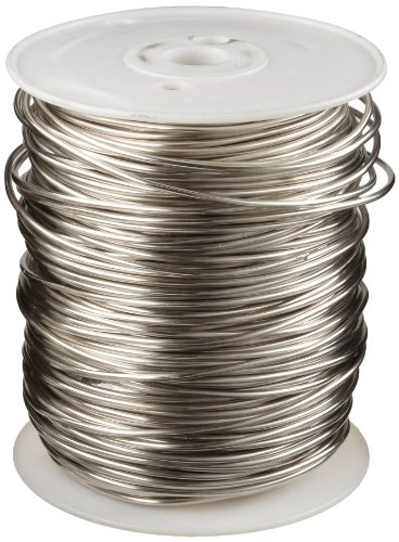 Wire 752 de níquel, recozido, bobo de 15 lb, 16 awg, 0,05 de diâmetro, 500 'de comprimento