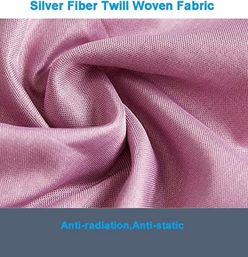Pano de proteção contra radiação WZGLOD, 50% de fibra prateada anti -radiação de tecido condutor de tecido para fazer