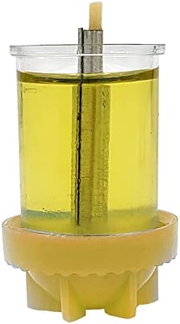 Hanukkah pré-preenchido de vidro de vidro de azeite velas, 2,5 horas, 100 % de azeite pré-preenchido pronto para uso-44 xícaras