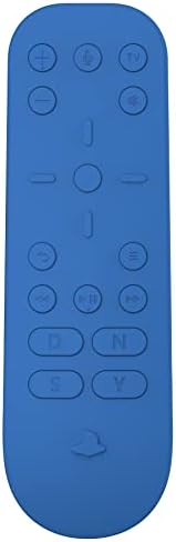 Tampa de silicone anti -deslizamento Playvital para controlador PS5, caso de proteção para controle remoto PS5 - azul