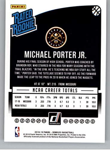 2018-19 Donruss #182 Michael Porter Jr.