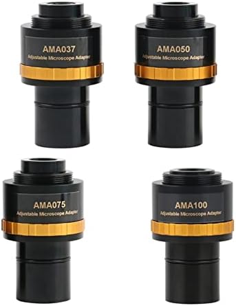 Microscópio Digital LCD qcmyjm 0,37/0,5/0,75 vezes o adaptador de microscópio de montagem C, lente de redução de foco ajustável 23,2