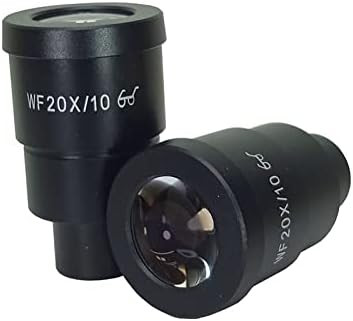 Acessórios para microscópio 1 par 20x/10mm microscópio ocular trinocular de 30 mm microscopio oculares cupas de olhos consumíveis de laboratório