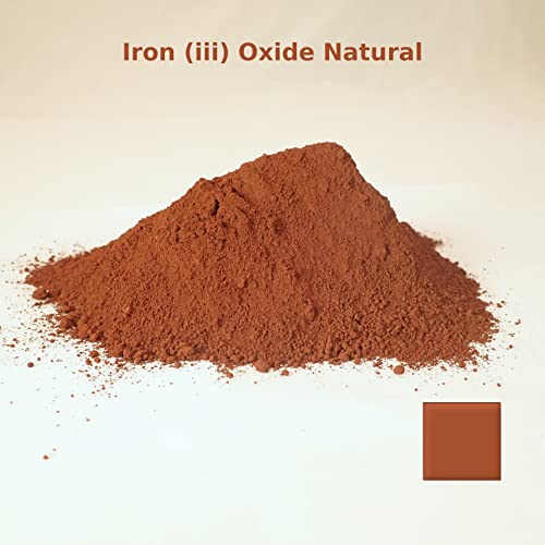 Óxido de ferro - Tipo: Natural - Peso: 1kg - por Inoxia