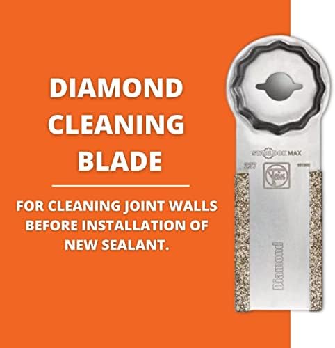 Fein Starlock Max Diamond Cleaning Oscilating Blade - Straight tipo 1-1/4 Largura para limpar paredes da articulação antes da
