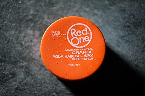 Vermelho, cera de cabelo 150 ml, laranja