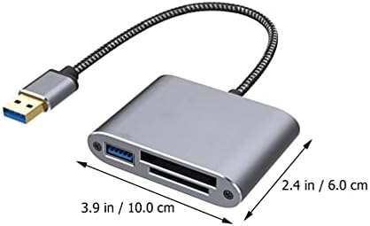 Solustre USB Card Reader 1 PC USB 3. 0 Cards SD Leitor USB 3. 0 slot duplo 3 em 1 cartões de memória leitor USB Card Reader
