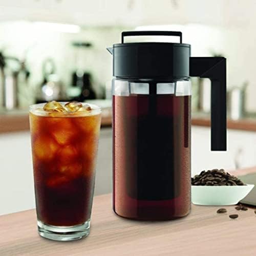 Uraft Kitchen Cold Brew Cafetion Cafetion - 1,5 litro - Sirva e armazenar arremessador para café gelado - à prova de quebra - à prova