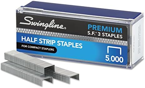 SwingLine 35440 S.F. 3 Ponto de cinzel premium 105 contagem de meias grampos de faixa 5000/caixa