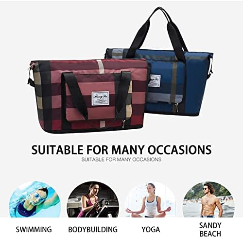 1 3 6 Bolsa de ombro portátil Seco e molhado Separação Esportes de ioga Bolsa de fitness Back de grande capacidade Backpack