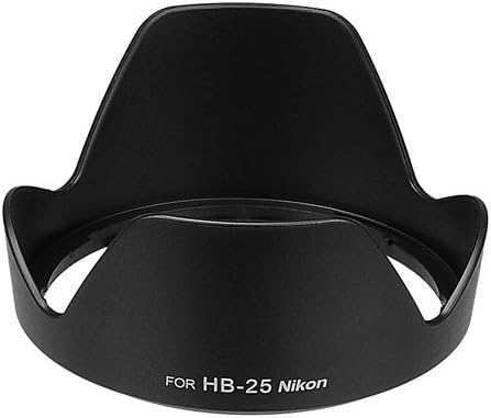 Substituição do capô da lente fotodiox para HB-25 compatível com Nikon Nikkor AF 24-85mm f/2.8-4D e AF-S 24-120mm f/3,5-5.6g Lente