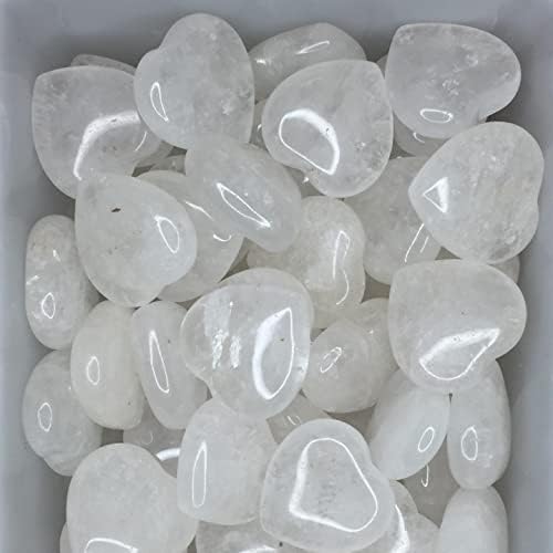 ANCAC 20mm de pedra branca de cristal branco de 20 mm de ioga decoração de cura de ioga Acessórios de jóias de pedra natural 10pcs -