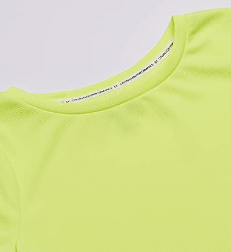 Calvin Klein Girls 'Performance Sleeve Mesh Camiseta