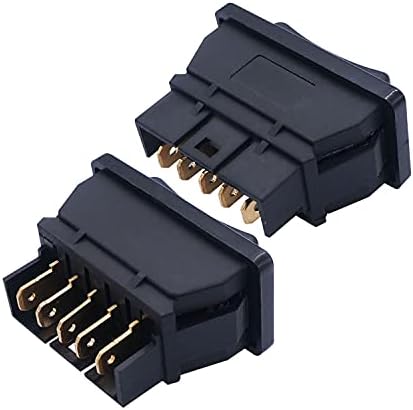 Weideer 2pcs 5 pinos do carro interruptor 12V 20A Janela elétrica LIGUNDO MONTAGEMA LED MONTEMÁRIO COM COM FIAÇÃO DE FIAÇÃO K-010-X