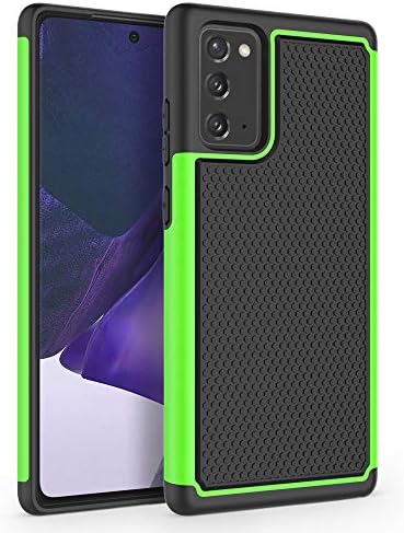 Capa de capa de telefone em choque do Syoner para Samsung Galaxy Note20 5G [verde]