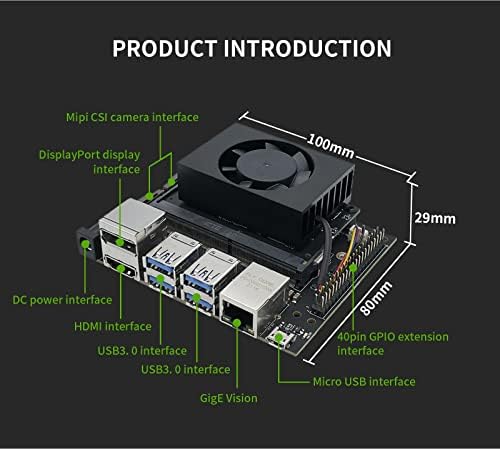 Jetson Nano Developer Kit 4GB RAM para AI Machine Learning