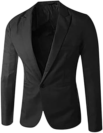 Jackets de traje masculino Blazers Casacos Jaqueta de Golfe Festa Botão única de cor sólida