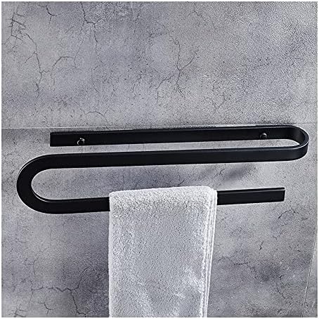 -S prateleiras, barra de toalhas de toalha de toalha barra de toalha de banheiro, parede montada em alumínio montado em alumínio Towel