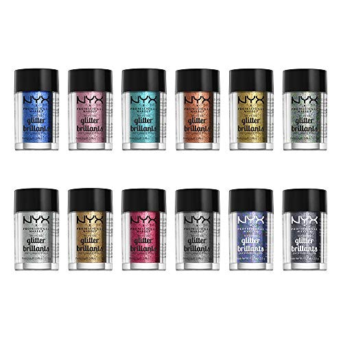 NYX Professional Makeup Face & Body Glitter, gelo
