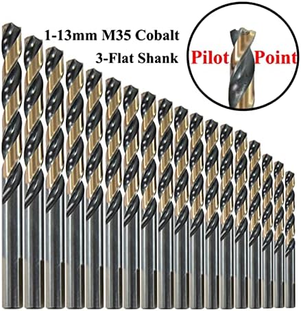 Mountain Men Twist Drill 10pcs 1mm-13mm M35 HSSCO Bits de broca de cobalto HSS TWIS