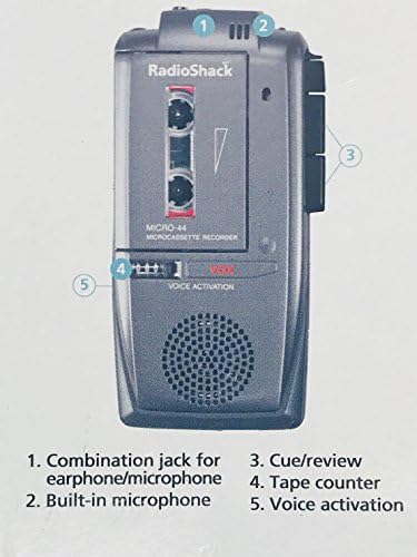 Radio Shack Micro-44 Microcassette Recorder