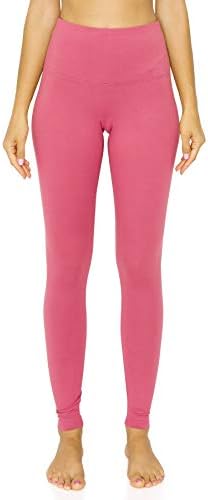 Leggings Depot ActiveFlex High Cintura Leggings ativos para mulheres de 5 ”de 5” - Reg, plus size