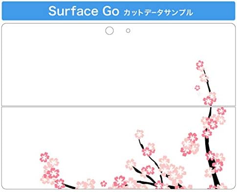 capa de decalque de igsticker para o Microsoft Surface Go/Go 2 Ultra Thin Protective Body Skins 009578 Flor Cherry Blossoms Pink