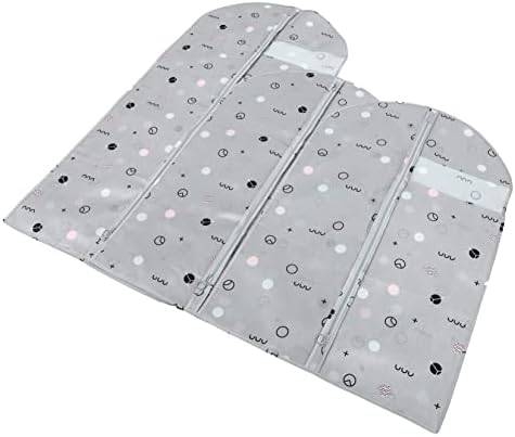 Sacos de armazenamento de zíper da collbath 1 conjunto de roupas protetor de protetor de armazenamento protetores clo