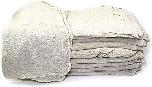 Toalhas de loja de espontola, limpeza natural de limpeza de 100pcs, 14 x14 toalhas algodão comercial/industrial)