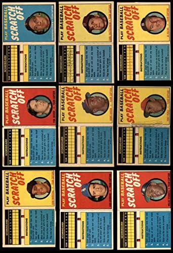 1970 Topps Scratch offs Baseball Set GD+