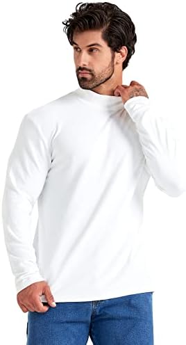 Turtleneck de longa bola de luva comprida camisa de pulôver básica Térmica Térmica Trecer Sweatters Slim Fit