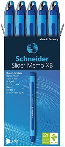 Schneider Slider memorando, bastão, extrabold, 10 pacote, azul