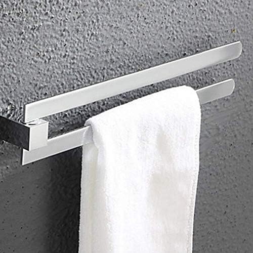 Aunevn toalha de toalha Rack de toalha feita de aço inoxidável de 1 peça suporte de parede para toalhas de toalhas