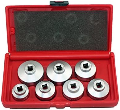 7 PC Oil Filtro Cartucking Socket Metric 24 27 29 30 32 36 38mm