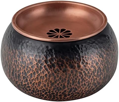 Yfqhdd artesanal puro cobre tabela de chá de armazenamento de água bandeja de panela de barril de barril de kung utensils