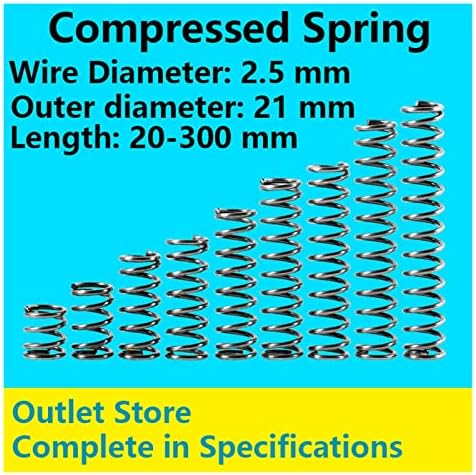 As molas de compressão são adequadas para a maioria dos reparos i compressão Retorno de compressão Fio de mola de compressão Diâmetro