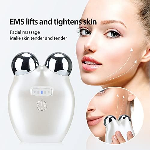Instrumento de beleza elétrica Micro-Current Skin Rejuvenenation Device 3D Roller Lift e aperte a massagem facial