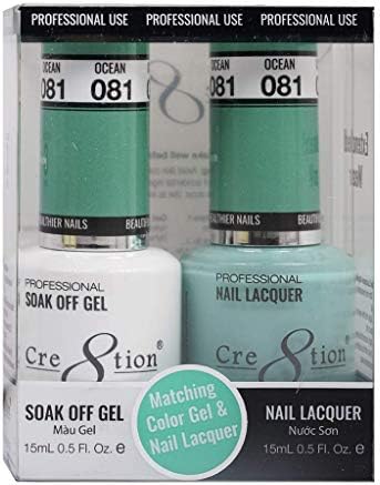 [82 floresta] Cre8tion [Duogel] Perfeito em gel de cor correspondente e pacote de laca de laca de unhas 15ml/0,5 fl oz pacote