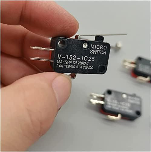 Micro comutadores 5pcs V-151-1C25/V-152-1C25 Mouse Instantâneo Redefinição Instantânea Micro Limite Chave AC Mouse Mouse