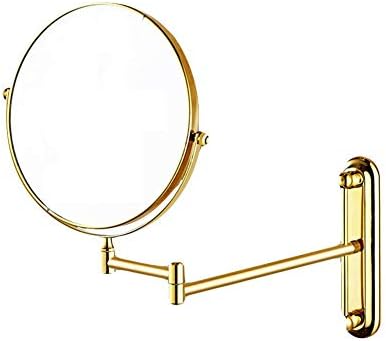 HTLLT A beleza espelho de maquiagem de espelho de banheiro ampliação do lacre girlate girlate makeup espelho de parede montado na