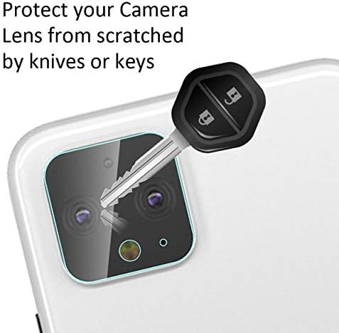 OrZero compatível para o protetor da lente da câmera do Google Pixel 4xl, vidro flexível, HD anti-arranhão e fácil instalação